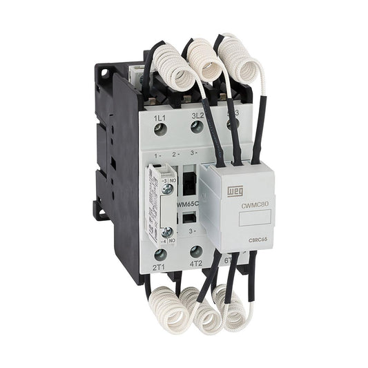 CWMC Contactor – 80 A / (AC-6b - T = 55°C) 93 A, 180V 50Hz/208V 60Hz(0,75), 3 NO